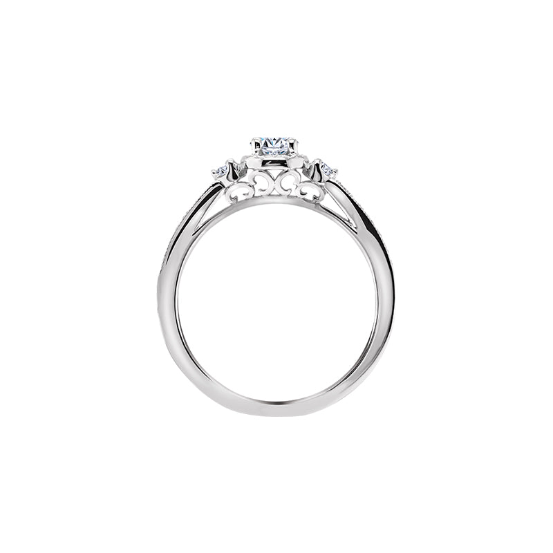 Giorgia Rose  <p>  Engagement Ring </p> <p> 18k white gold and diamond </p> <p> <FONT SIZE=2>  DRF6839R02MH18W </font> </p>