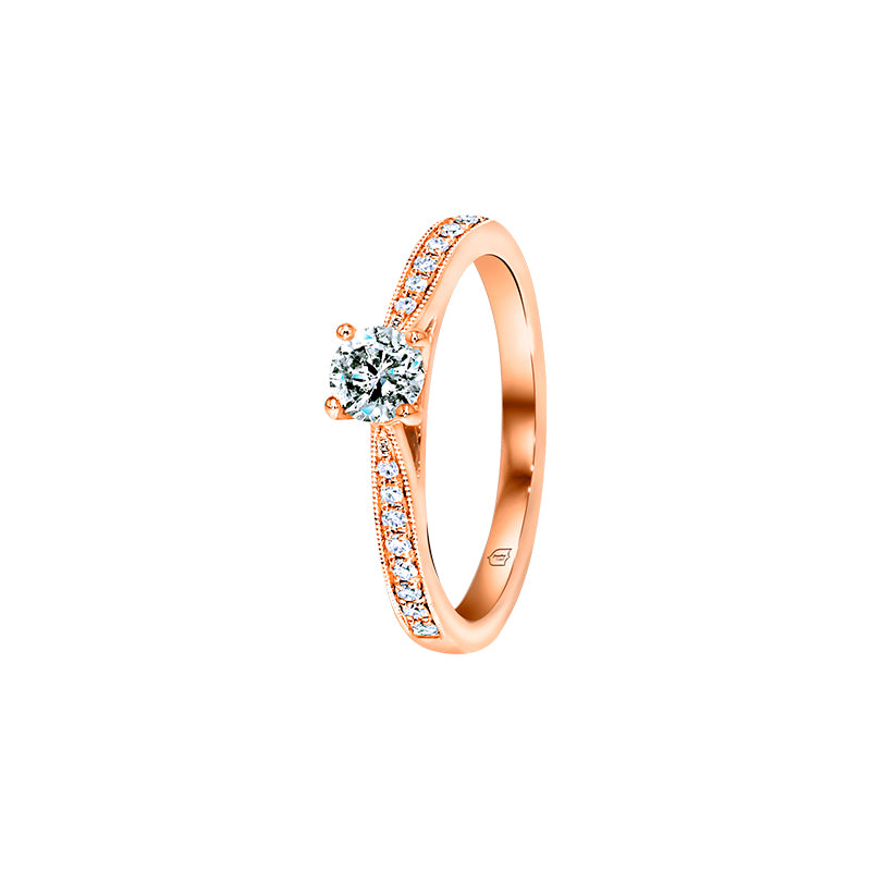 Giorgia Rose  <p>  Engagement Ring </p> <p> 18k Rose gold and diamond </p> <p> <FONT SIZE=2>  DR88108S02M18R </font> </p>