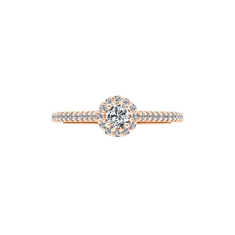 Giorgia Rose  <p>  Engagement Ring </p> <p> 18k Rose gold, diamond </p> <p> <FONT SIZE=2>  CGR003 </font> </p>