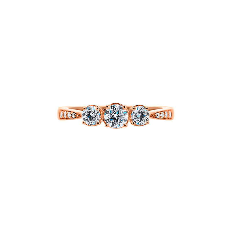 Giorgia Rose  <p>  Engagement Ring </p> <p> 18k Rose gold and diamond </p> <p> <FONT SIZE=2>  DR90581S02H18R</font> </p>