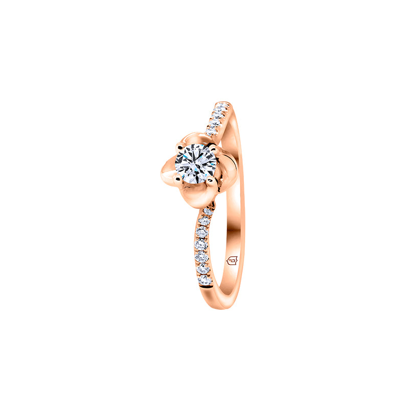 Giorgia Rose  <p>  Engagement Ring </p> <p> 18k Rose gold and diamond </p> <p> <FONT SIZE=2>  DRB4078R06MH18R </font> </p>
