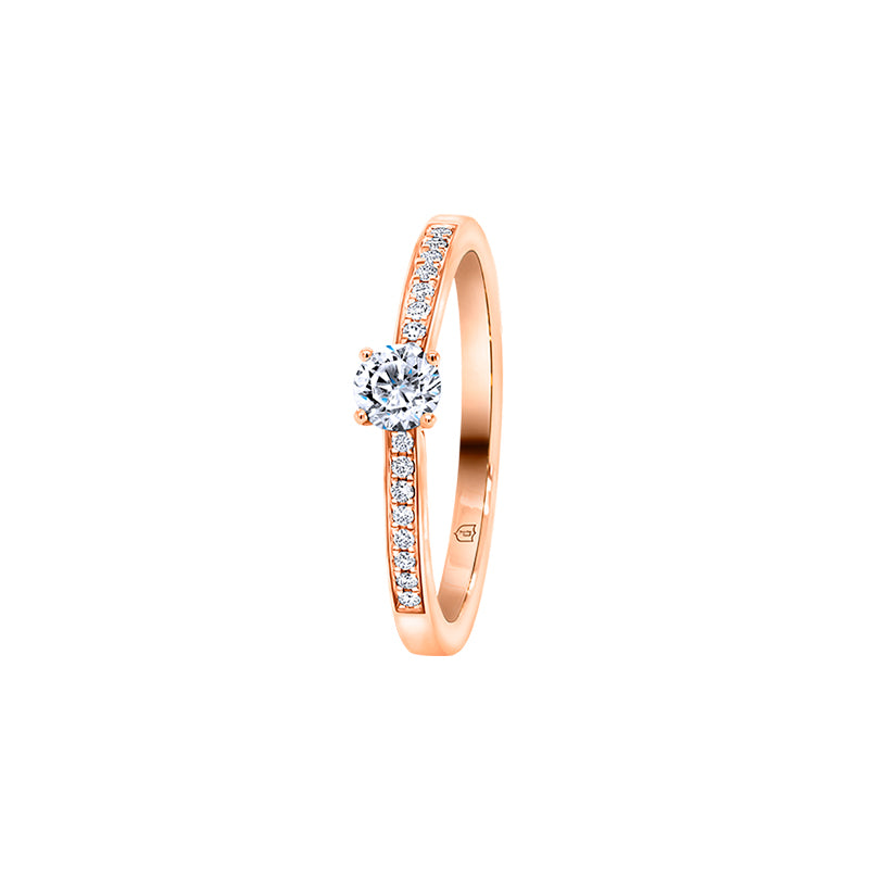 Giorgia Rose  <p>  Engagement Ring </p> <p> 18k Rose gold and diamond </p> <p> <FONT SIZE=2>  DRD4119R02MH18R </font> </p>