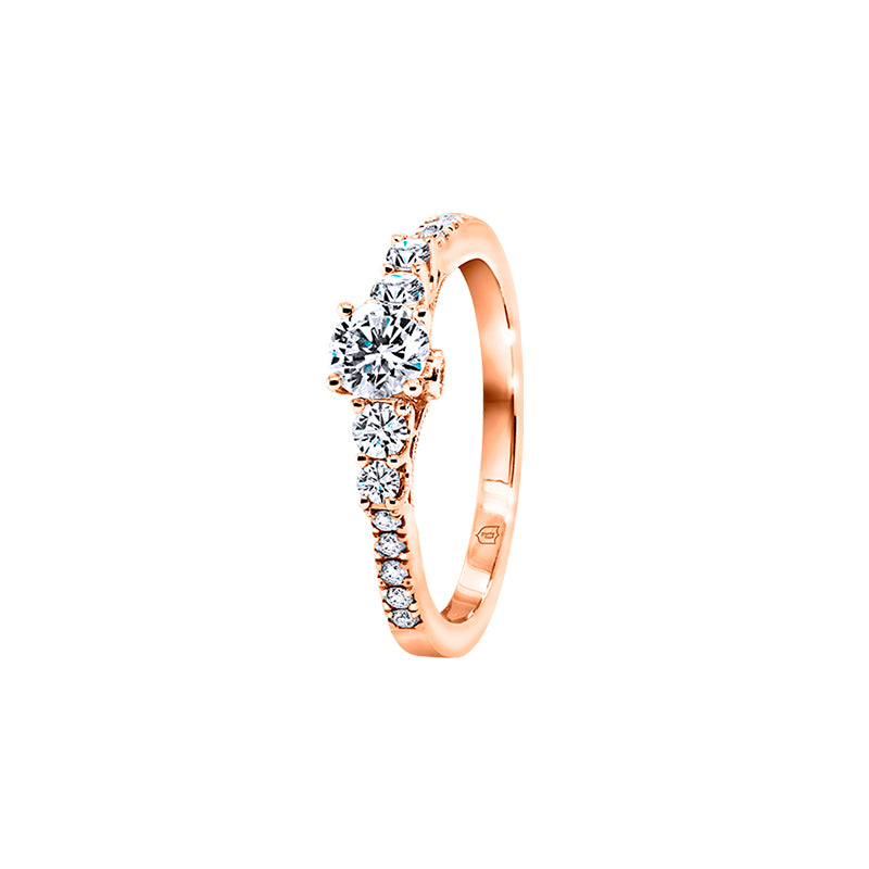 Giorgia Rose  <p>  Engagement Ring </p> <p> 18k Rose gold and diamond </p> <p> <FONT SIZE=2>  DRA8787R02MH18R </font> </p>