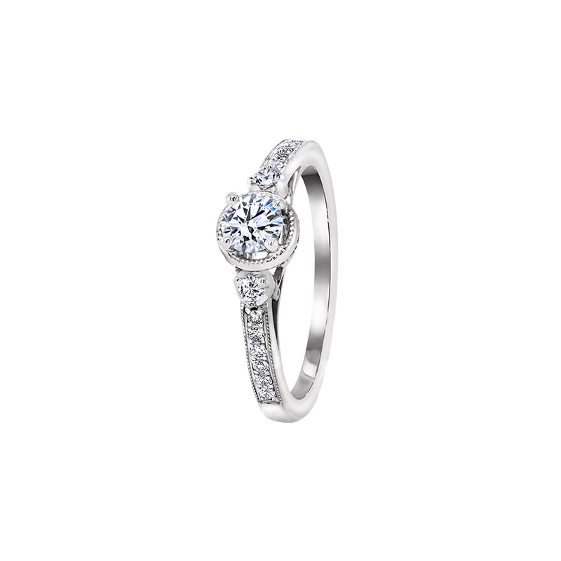 Giorgia Rose  <p>  Engagement Ring </p> <p> 18k white gold and diamond </p> <p> <FONT SIZE=2>  DRF6839R02MH18W </font> </p>