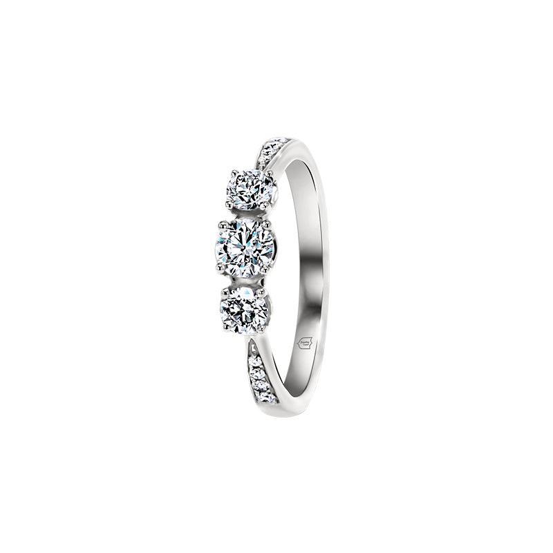 Giorgia Rose  <p>  Engagement Ring </p> <p> 18k White gold and diamond </p> <p> <FONT SIZE=2>  DR90581S01H18W </font> </p>