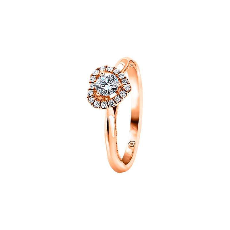 Giorgia Rose  <p>  Engagement Ring </p> <p> 18k Rose gold and diamond </p> <p> <FONT SIZE=2>  DRG4028R04MH18R </font> </p>