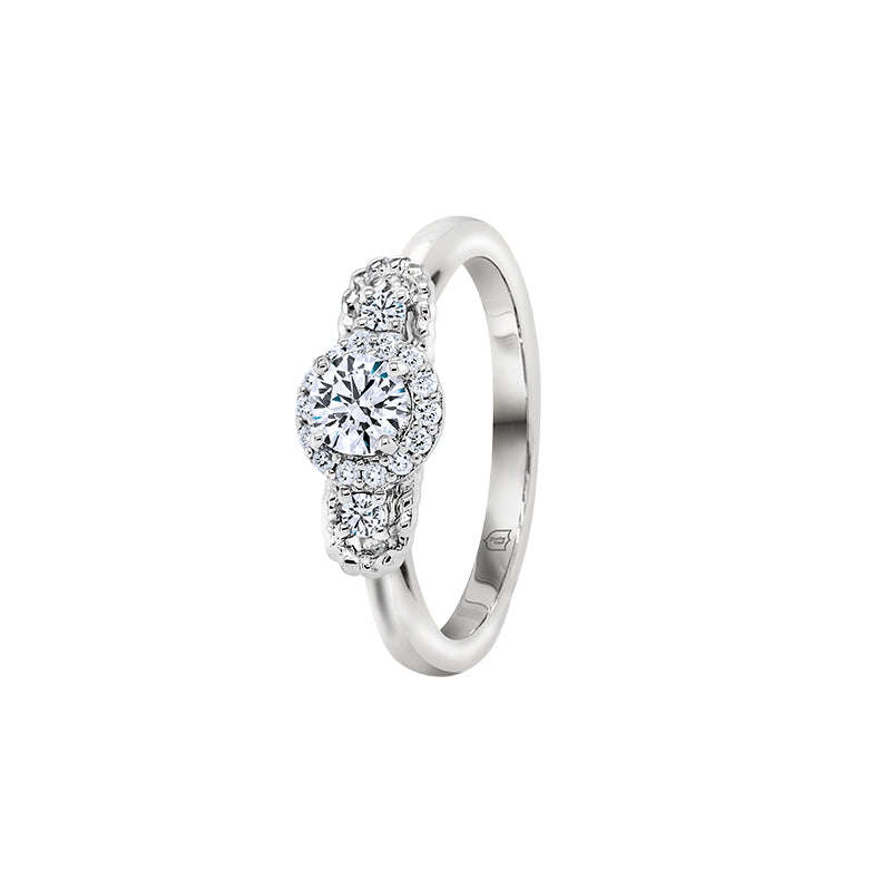 Giorgia Rose  <p>  Engagement Ring </p> <p> 18k White gold and diamond </p> <p> <FONT SIZE=2>  DRA6919R02MH18W </font> </p>