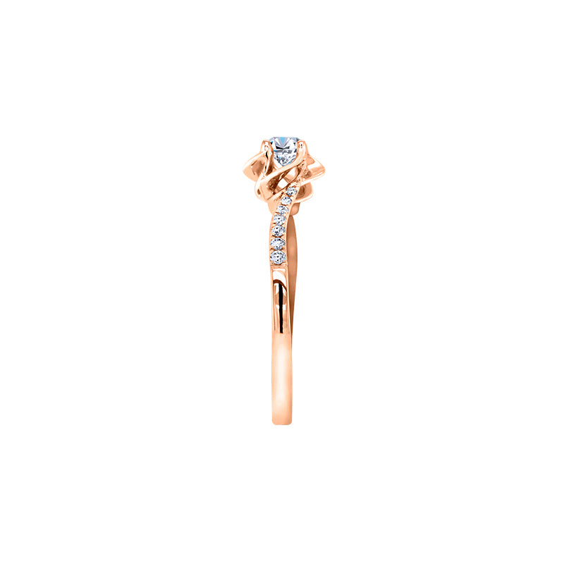 Giorgia Rose  <p>  Engagement Ring </p> <p> 18k Rose gold and diamond </p> <p> <FONT SIZE=2>  DRB4078R06MH18R </font> </p>