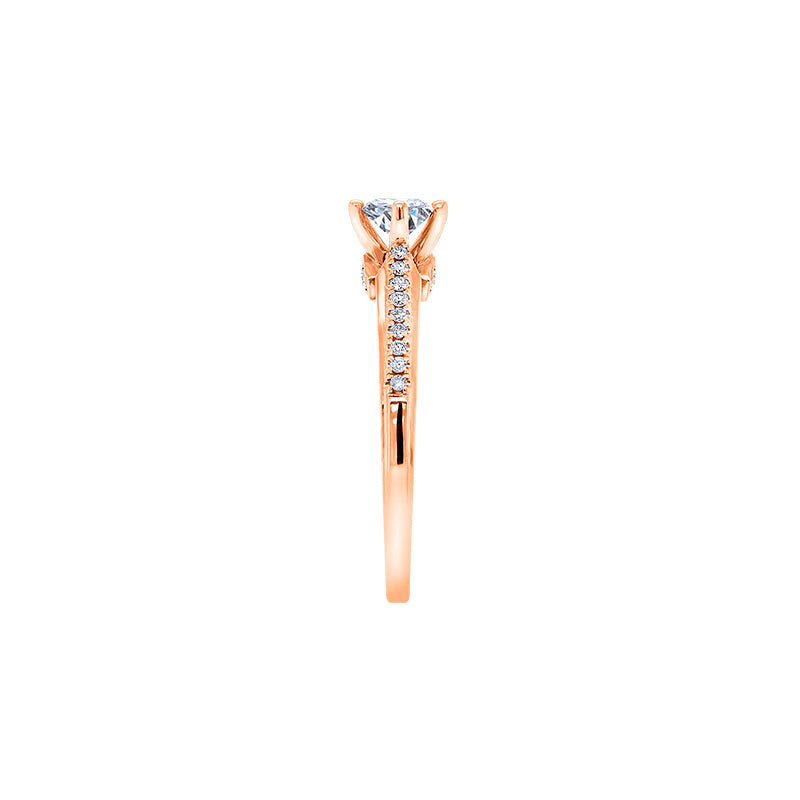 Giorgia Rose  <p>  Engagement Ring </p> <p> 18k Rose gold and diamond </p> <p> <FONT SIZE=2>  DRC2350R03MH18R </font> </p>