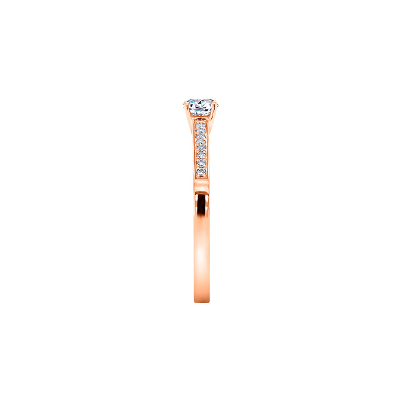 Giorgia Rose  <p>  Engagement Ring </p> <p> 18k Rose gold and diamond </p> <p> <FONT SIZE=2>  DRD4119R02MH18R </font> </p>