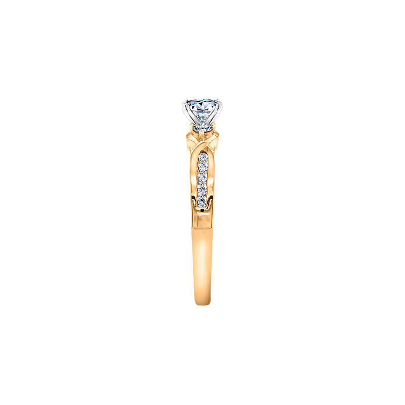 Giorgia Rose  <p>  Engagement Ring </p> <p> 18k Yellow gold and diamond </p> <p> <FONT SIZE=2>  DRE2967R03MH18Y </font> </p>