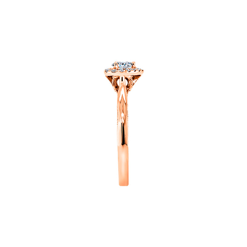 Giorgia Rose  <p>  Engagement Ring </p> <p> 18k Rose gold and diamond </p> <p> <FONT SIZE=2>  DRG4028R04MH18R </font> </p>