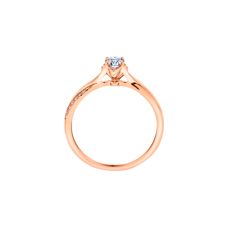 Giorgia Rose  <p>  Engagement Ring </p> <p> 18k Rose gold and diamond </p> <p> <FONT SIZE=2>  DRB5479R13MH18R </font> </p>
