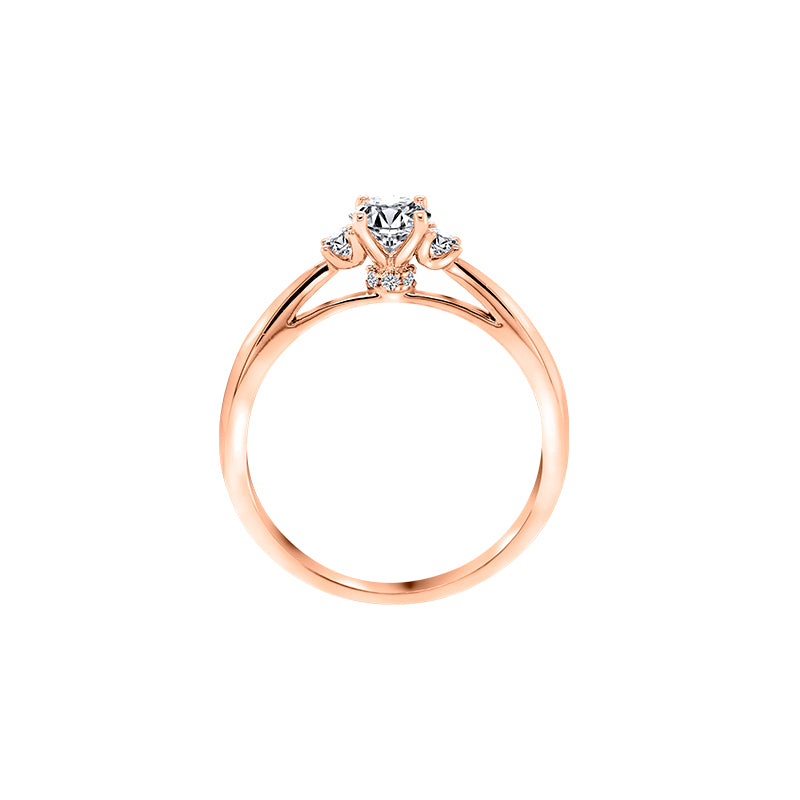 Giorgia Rose  <p>  Engagement Ring </p> <p> 18k Rose gold and diamond </p> <p> <FONT SIZE=2>  DRA6456R02H18W </font> </p>