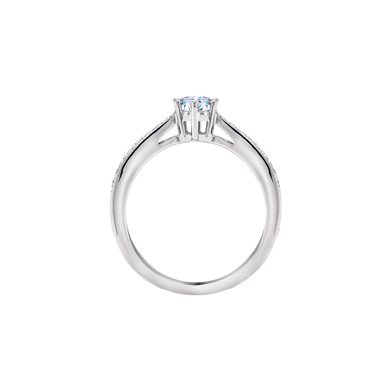 Giorgia Rose  <p>  Engagement Ring </p> <p> 18k white gold and diamond </p> <p> <FONT SIZE=2>  DRB6357S02MH18W </font> </p>
