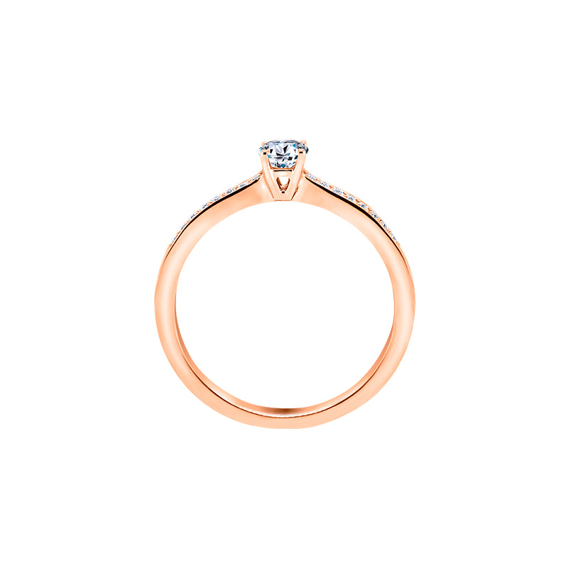 Giorgia Rose  <p>  Engagement Ring </p> <p> 18k Rose gold and diamond </p> <p> <FONT SIZE=2>  DRD4119R02MH18R </font> </p>