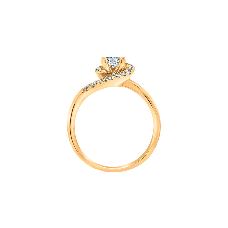 Giorgia Rose  <p>  Engagement Ring </p> <p> 18k Yellow gold and diamond </p> <p> <FONT SIZE=2>  DRB3101R10MH18Y </font> </p>