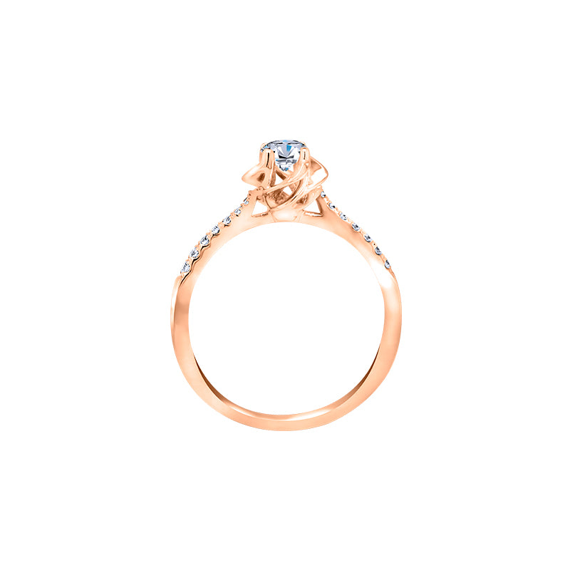 Giorgia Rose  <p>  Engagement Ring </p> <p> 18k Rose gold and diamond </p> <p> <FONT SIZE=2>  DRB4078R06MH18R </font> </p>