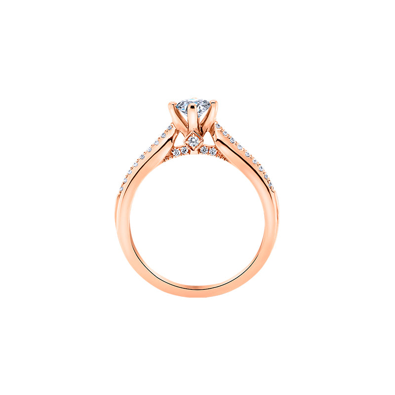 Giorgia Rose  <p>  Engagement Ring </p> <p> 18k Rose gold and diamond </p> <p> <FONT SIZE=2>  DRC2350R03MH18R </font> </p>