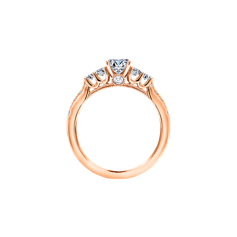 Giorgia Rose  <p>  Engagement Ring </p> <p> 18k Rose gold and diamond </p> <p> <FONT SIZE=2>  DRA8787R02MH18R </font> </p>