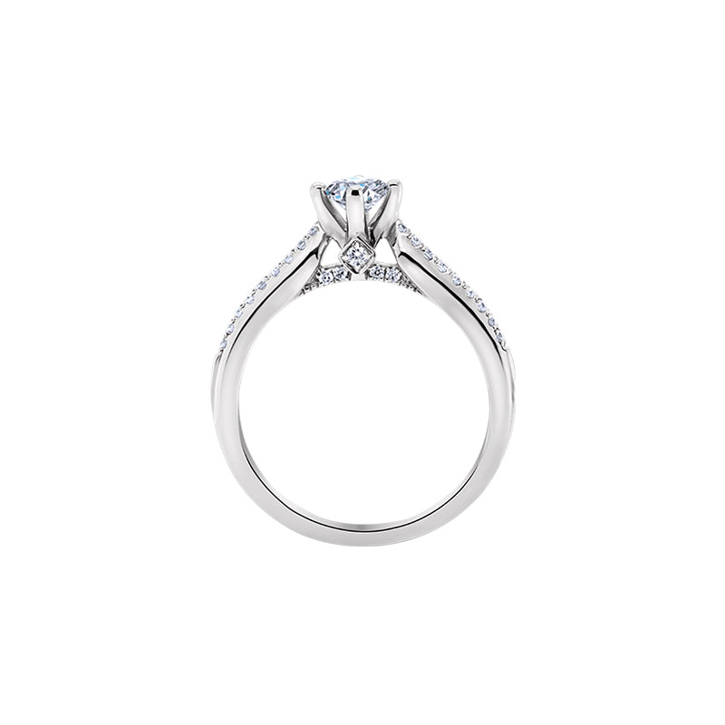 Giorgia Rose  <p>  Engagement Ring </p> <p> 18k white gold and diamond </p> <p> <FONT SIZE=2> DRC2350R03MH18W </font> </p>