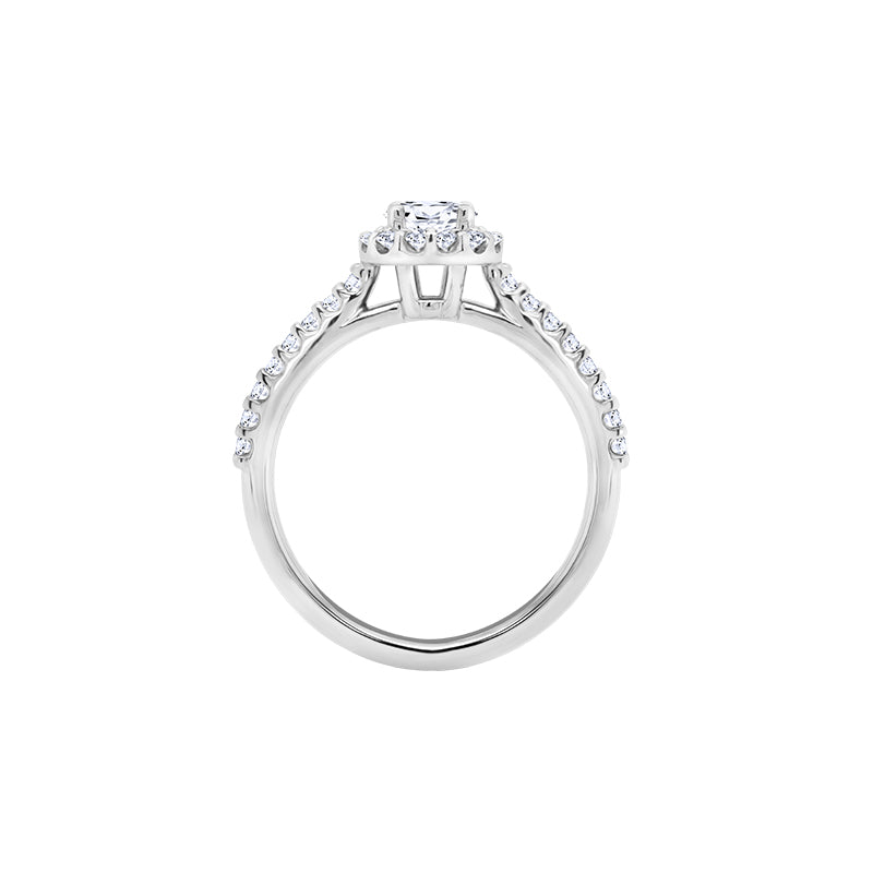 Giorgia Rose  <p>  Engagement Ring </p> <p> 18k White gold, diamond </p> <p> <FONT SIZE=2>  CGR004 </font> </p>