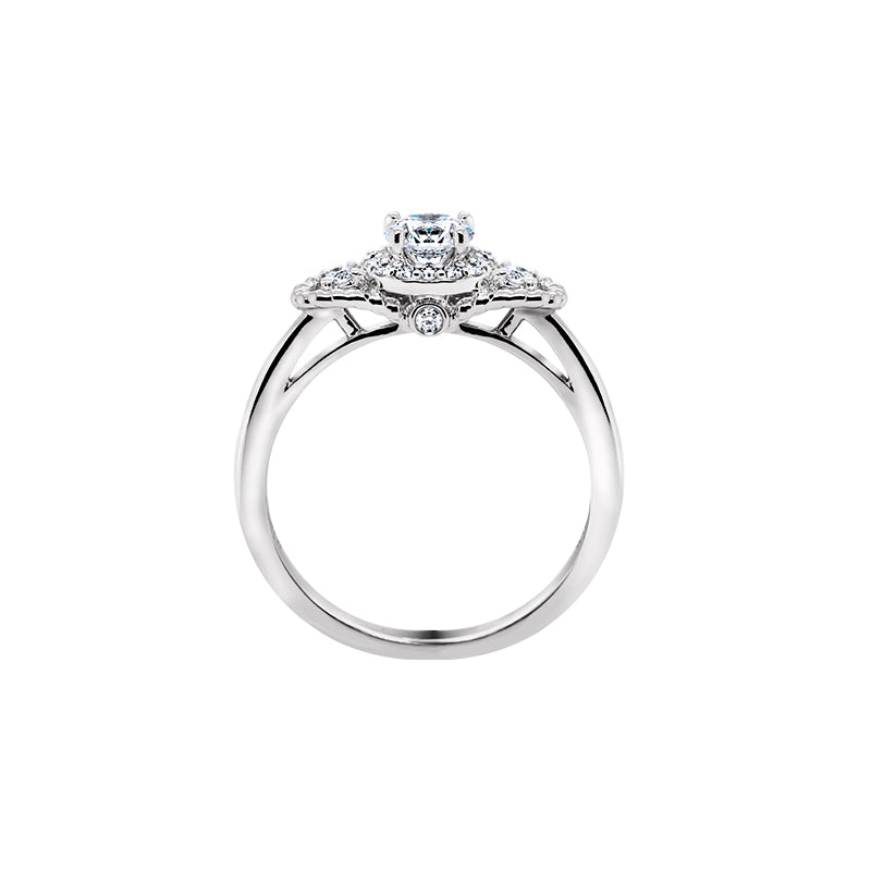 Giorgia Rose  <p>  Engagement Ring </p> <p> 18k White gold and diamond </p> <p> <FONT SIZE=2>  DRA6919R02MH18W </font> </p>