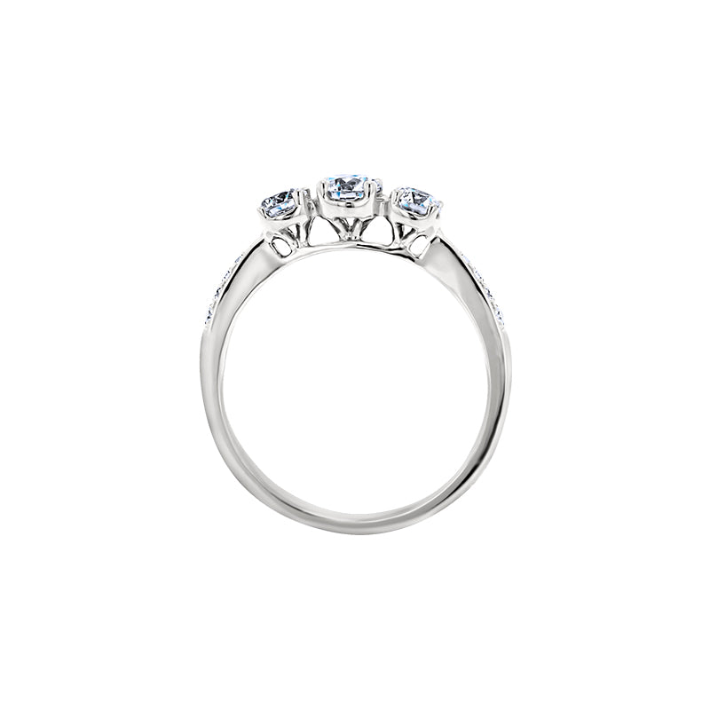 Giorgia Rose  <p>  Engagement Ring </p> <p> 18k White gold and diamond </p> <p> <FONT SIZE=2>  DR90581S01H18W </font> </p>