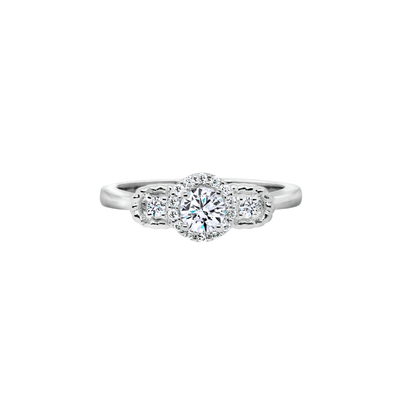 Giorgia Rose  <p>  Engagement Ring </p> <p> 18k White gold and diamond </p> <p> <FONT SIZE=2>  DRA6919R02MH18W </font> </p>