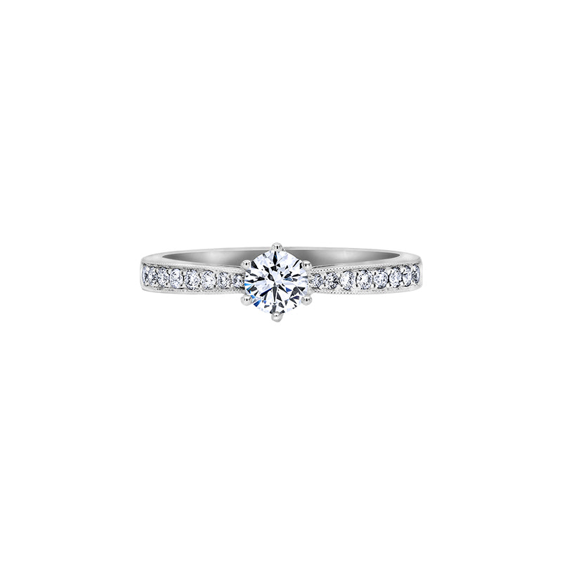 Giorgia Rose  <p>  Engagement Ring </p> <p> 18k white gold and diamond </p> <p> <FONT SIZE=2>  DRB6357S02MH18W </font> </p>