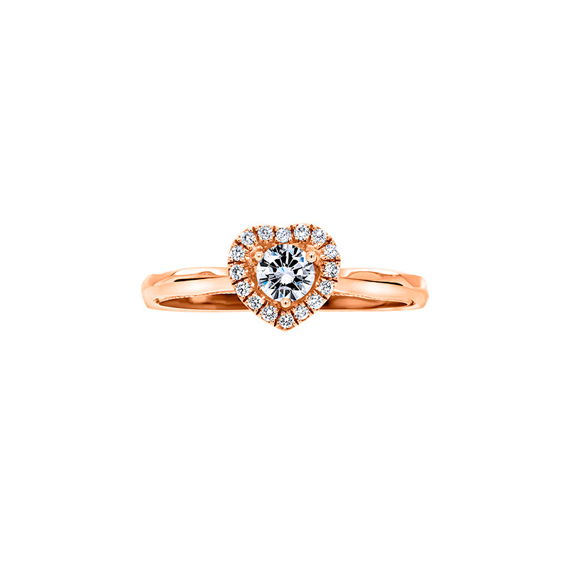 Giorgia Rose  <p>  Engagement Ring </p> <p> 18k Rose gold and diamond </p> <p> <FONT SIZE=2>  DRG4028R04MH18R </font> </p>