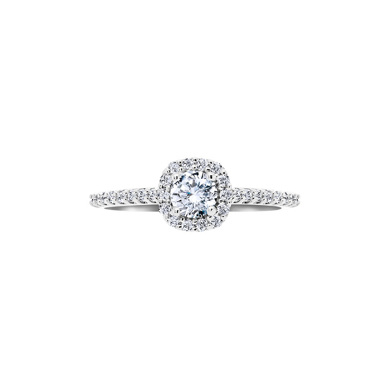 Giorgia Rose  <p>  Engagement Ring </p> <p> 18k White gold, diamond </p> <p> <FONT SIZE=2>  CGR004 </font> </p>