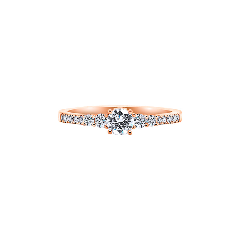 Giorgia Rose  <p>  Engagement Ring </p> <p> 18k Rose gold and diamond </p> <p> <FONT SIZE=2>  DRA8787R02MH18R </font> </p>