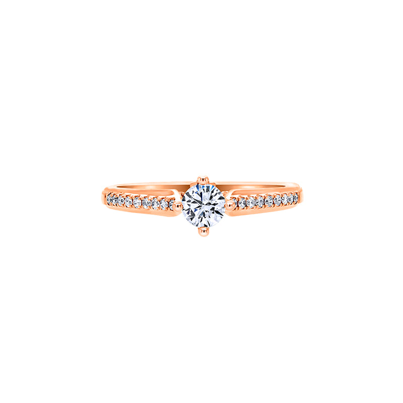 Giorgia Rose  <p>  Engagement Ring </p> <p> 18k Rose gold and diamond </p> <p> <FONT SIZE=2>  DRC2350R03MH18R </font> </p>