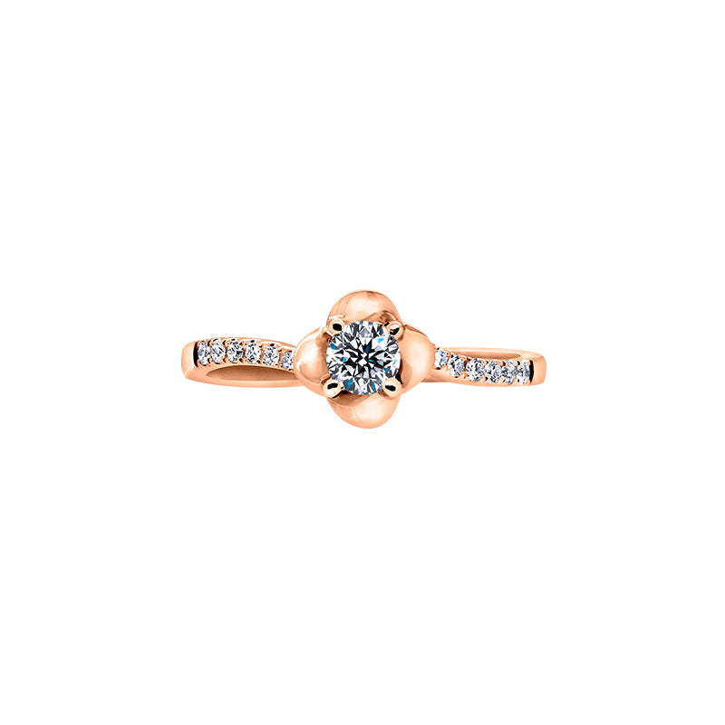 Giorgia Rose  <p>  Engagement Ring </p> <p> 18k Rose gold and diamond </p> <p> <FONT SIZE=2>  DRB4078R06MH18R </font> </p>