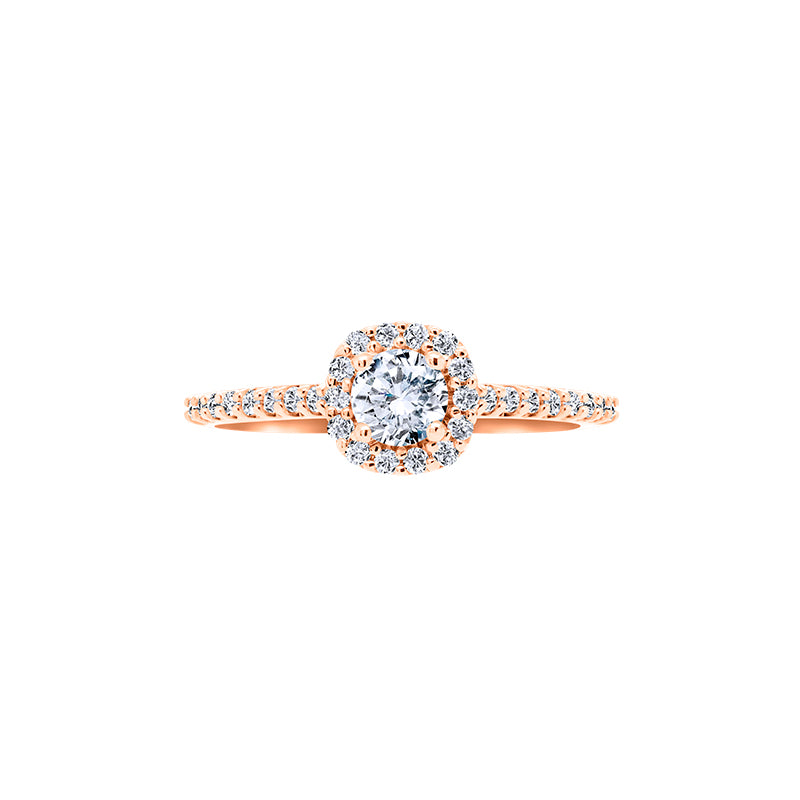 Giorgia Rose  <p>  Engagement Ring </p> <p> 18k Rose gold, diamond </p> <p> <FONT SIZE=2>  CGR004 </font> </p>