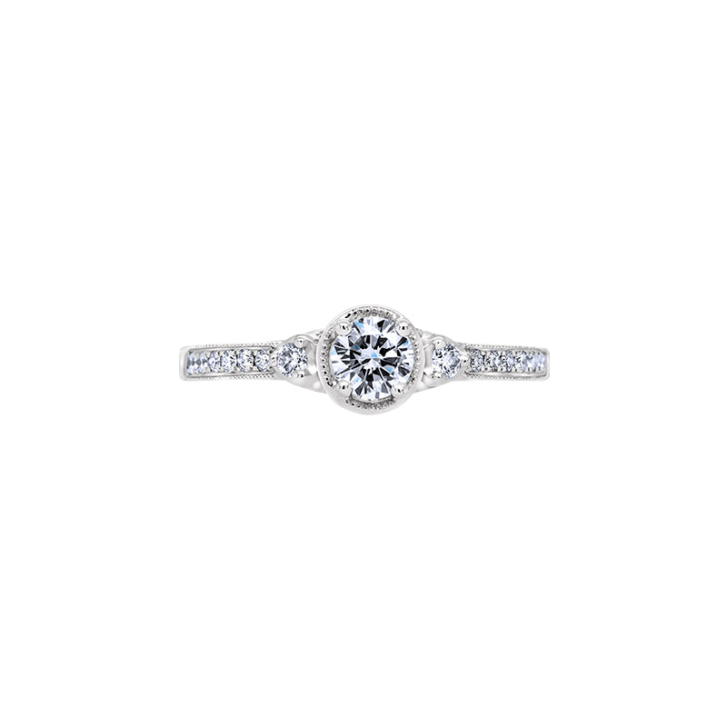 Giorgia Rose  <p>  Engagement Ring </p> <p> 18k white gold and diamond </p> <p> <FONT SIZE=2>  DRF6839R02MH18W </font> </p>