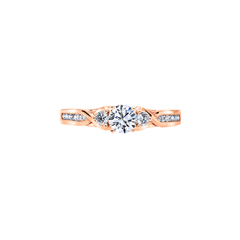 Giorgia Rose  <p>  Engagement Ring </p> <p> 18k Rose gold and diamond </p> <p> <FONT SIZE=2>  DRE2967R03MH18R </font> </p>