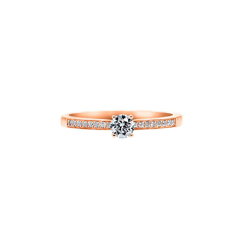 Giorgia Rose  <p>  Engagement Ring </p> <p> 18k Rose gold and diamond </p> <p> <FONT SIZE=2>  DRD4119R02MH18R </font> </p>