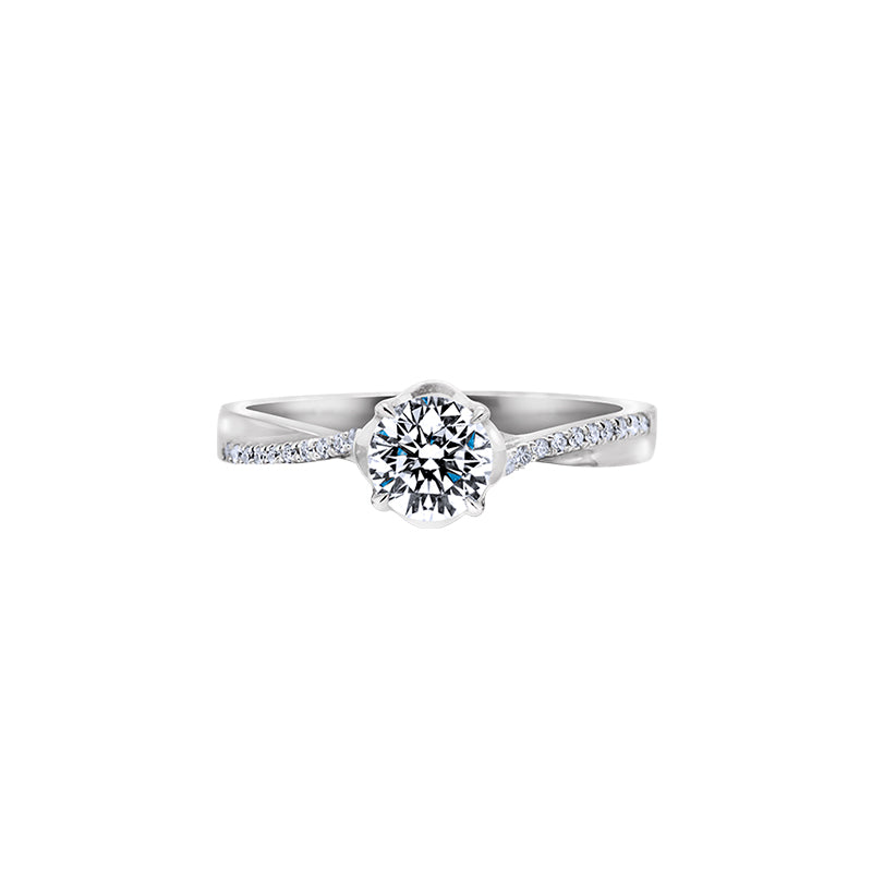 Giorgia Rose  <p>  Engagement Ring </p> <p> 18k White gold and diamond </p> <p> <FONT SIZE=2>  DRB2828R02MH18W </font> </p>