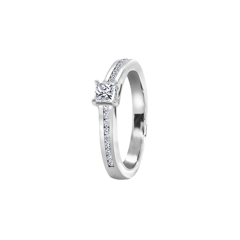 Giorgia Rose  <p>  Engagement Ring </p> <p> 18k White gold, diamond </p> <p> <FONT SIZE=2>  DR52969R04H18W </font> </p>