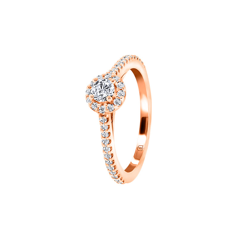 Giorgia Rose  <p>  Engagement Ring </p> <p> 18k Rose gold, diamond </p> <p> <FONT SIZE=2>  CGR003 </font> </p>