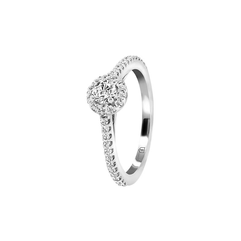 Giorgia Rose  <p>  Engagement Ring </p> <p> 18k White gold and diamond </p> <p> <FONT SIZE=2>  CGR003 </font> </p>