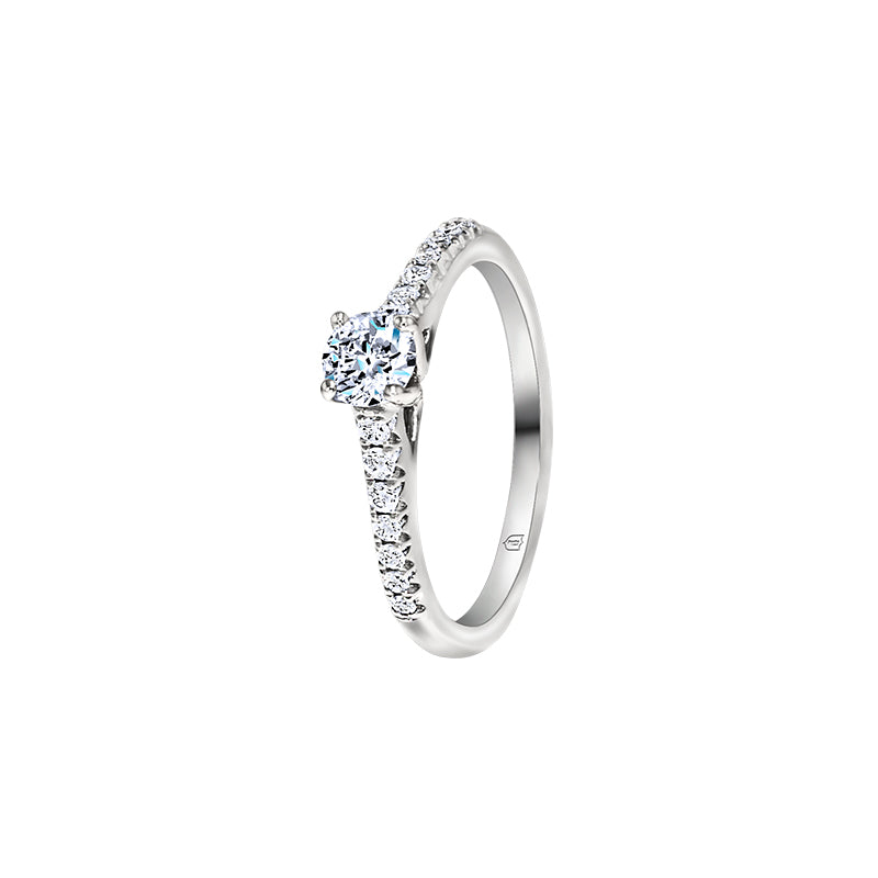 Giorgia Rose  <p>  Engagement Ring </p> <p> 18k White gold and diamond </p> <p> <FONT SIZE=2>  DR85998S02M18W </font> </p>
