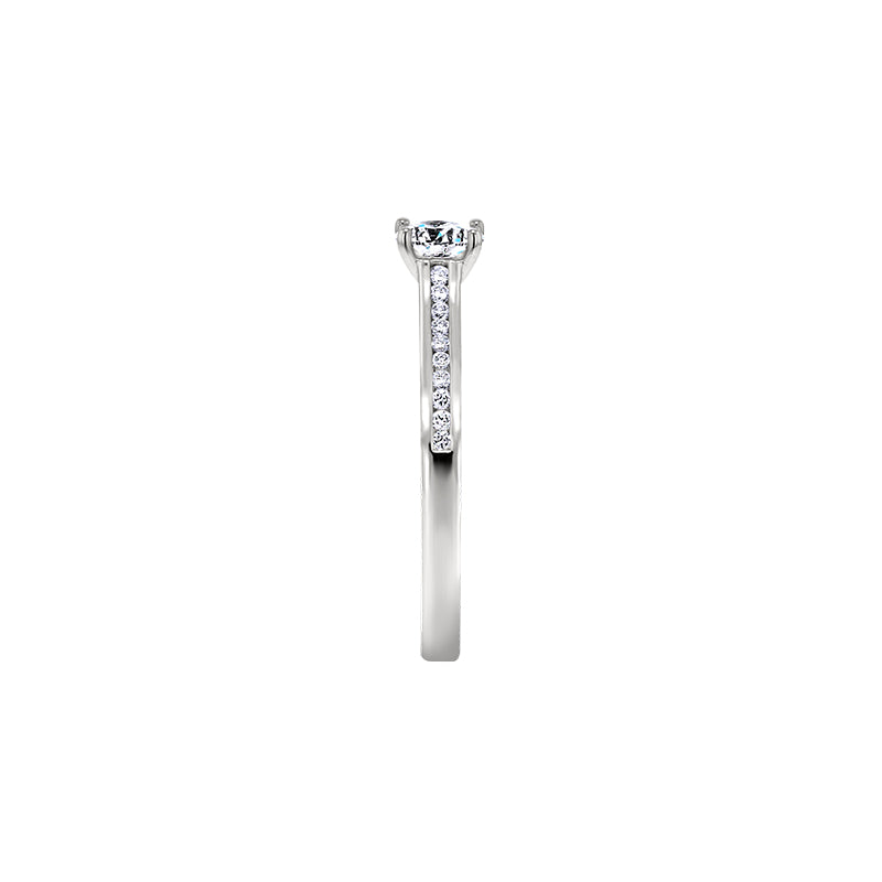 Giorgia Rose  <p>  Engagement Ring </p> <p> 18k White gold and diamond </p> <p> <FONT SIZE=2>  DR85737S02M18W </font> </p>