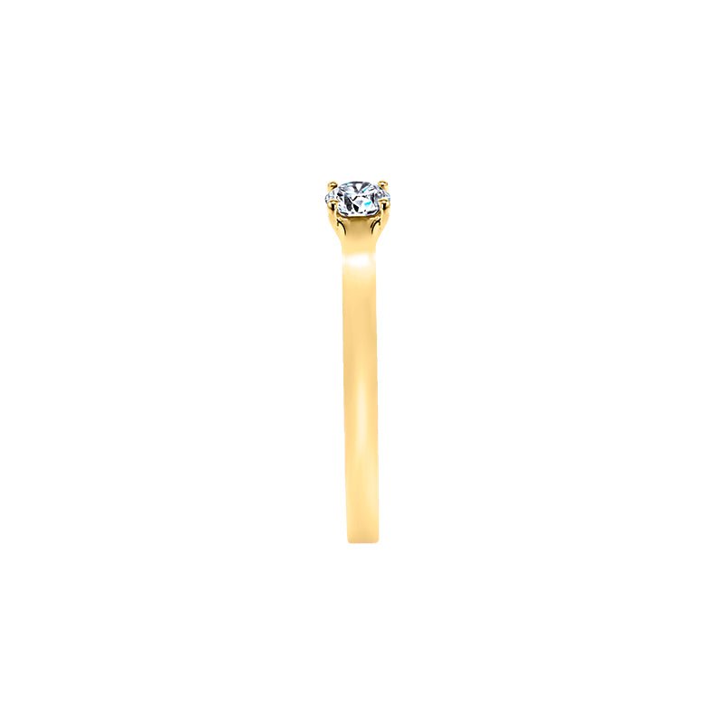 Giorgia Rose  <p>  Engagement Ring </p> <p> 18k Yellow gold and diamond </p> <p> <FONT SIZE=2>  CGR002 </font> </p>