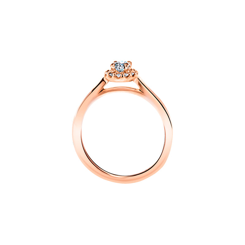 Giorgia Rose  <p>  Engagement Ring </p> <p> 18k Rose gold and diamond </p> <p> <FONT SIZE=2>  Cgr001 </font> </p>