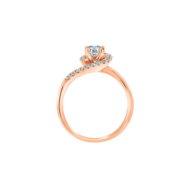 Giorgia Rose  <p>  Engagement Ring </p> <p> 18k Rose gold and diamond </p> <p> <FONT SIZE=2>  DRB3101R09MH18R </font> </p>