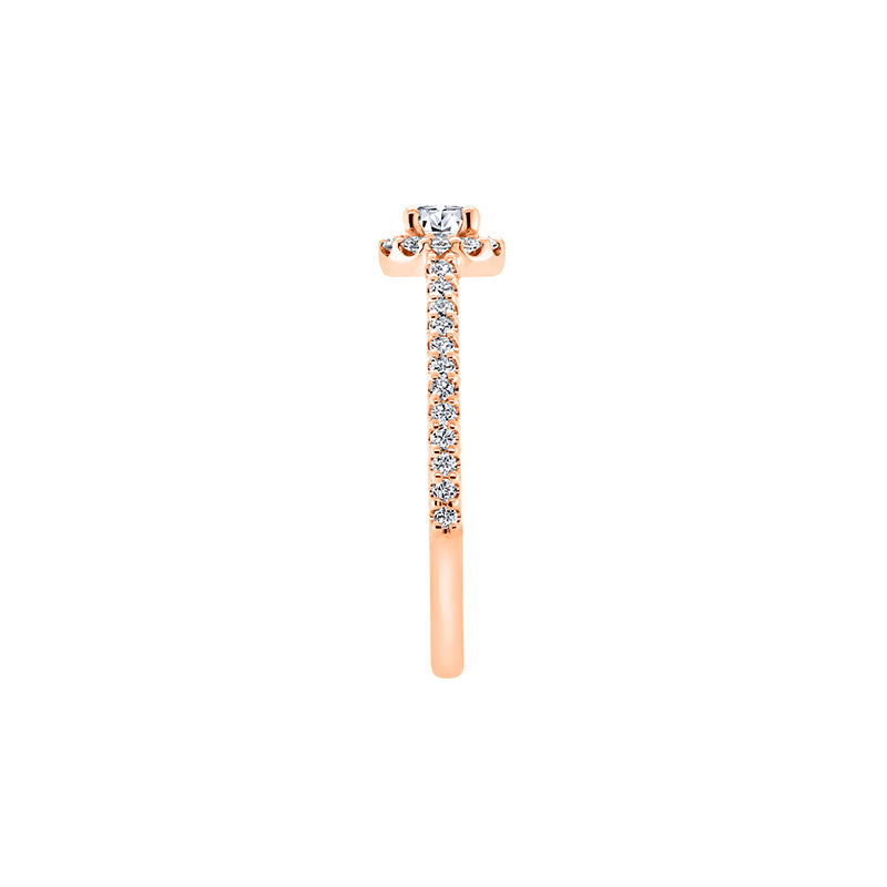 Giorgia Rose  <p>  Engagement Ring </p> <p> 18k Rose gold, diamond </p> <p> <FONT SIZE=2>  CGR003 </font> </p>