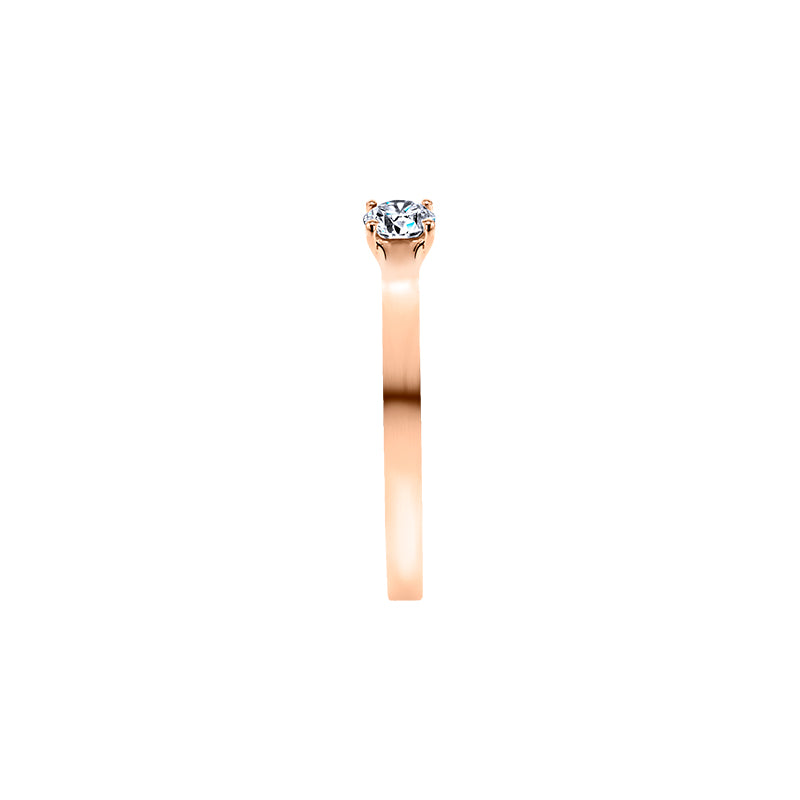 Giorgia Rose  <p>  Engagement Ring </p> <p> 18k Rose gold and diamond </p> <p> <FONT SIZE=2>  CGR002 </font> </p>